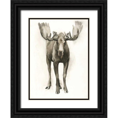 Majestic Wildlife I Black Ornate Wood Framed Art Print with Double Matting by Popp, Grace