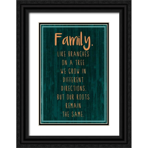 Spice Family Rules III Black Ornate Wood Framed Art Print with Double Matting by Popp, Grace
