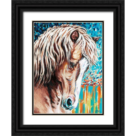 Wild at Heart II Black Ornate Wood Framed Art Print with Double Matting by Vitaletti, Carolee