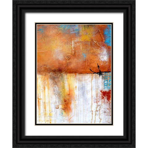 November Rain II Black Ornate Wood Framed Art Print with Double Matting by Ashley, Erin
