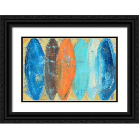 Navaho Summer Black Ornate Wood Framed Art Print with Double Matting by Ashley, Erin