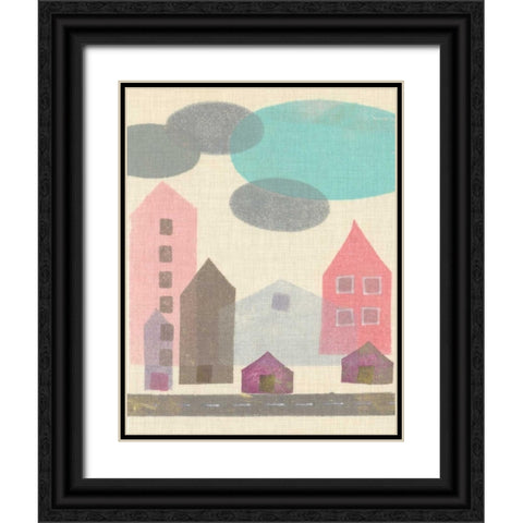 Abode I Black Ornate Wood Framed Art Print with Double Matting by Galapon, Nikki