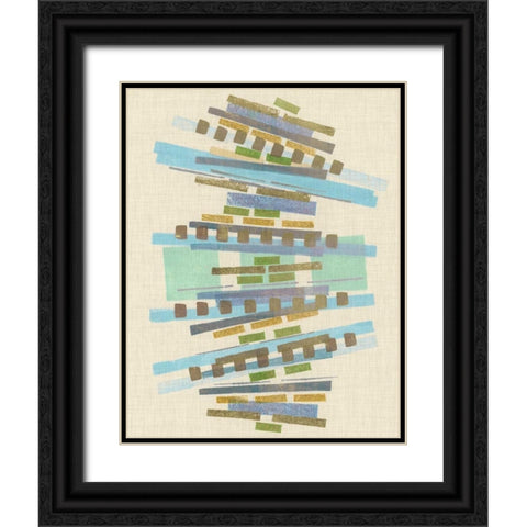 Balancing IV Black Ornate Wood Framed Art Print with Double Matting by Galapon, Nikki