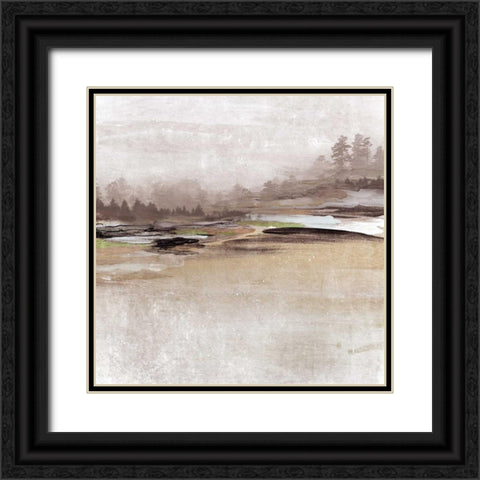 Forest Glimpse I Black Ornate Wood Framed Art Print with Double Matting by Orlov, Irena