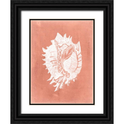 Sealife on Coral VI Black Ornate Wood Framed Art Print with Double Matting by Vision Studio