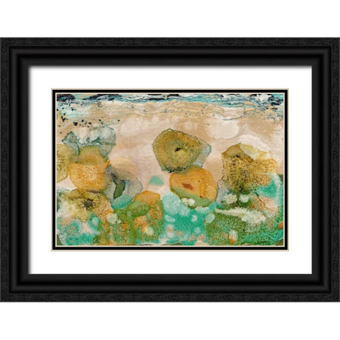 Beneath the Waves I Black Ornate Wood Framed Art Print with Double Matting by Ludwig, Alicia