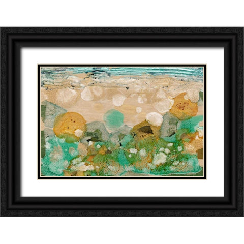 Beneath the Waves II Black Ornate Wood Framed Art Print with Double Matting by Ludwig, Alicia