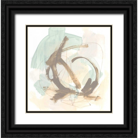 Intangible V Black Ornate Wood Framed Art Print with Double Matting by Vess, June Erica