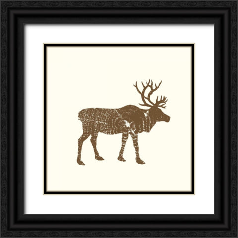 Timber Animals I Black Ornate Wood Framed Art Print with Double Matting by Hambly, Anna