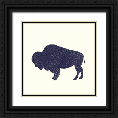 Timber Animals II Black Ornate Wood Framed Art Print with Double Matting by Hambly, Anna