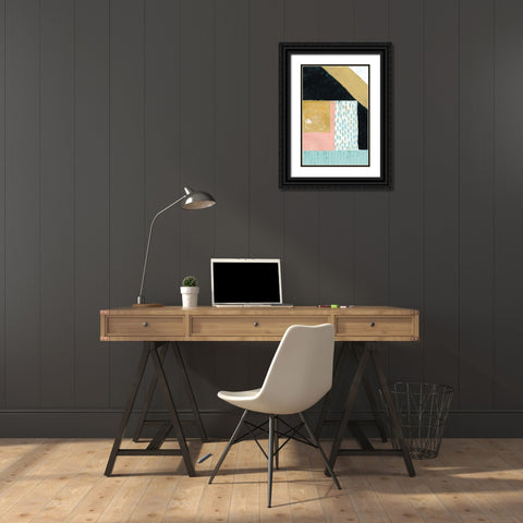 Pastel Julep I Black Ornate Wood Framed Art Print with Double Matting by Popp, Grace