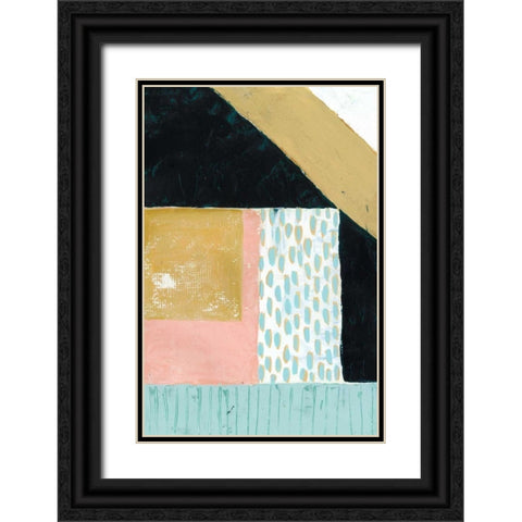 Pastel Julep I Black Ornate Wood Framed Art Print with Double Matting by Popp, Grace