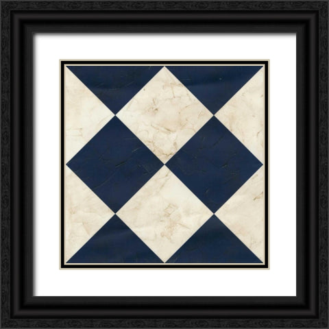 Seaside Signals I Black Ornate Wood Framed Art Print with Double Matting by Vess, June Erica