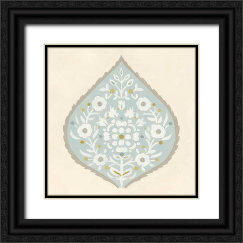 Floralia III Black Ornate Wood Framed Art Print with Double Matting by Vess, June Erica