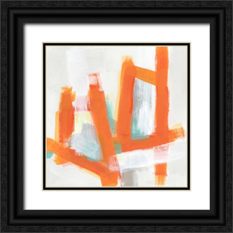 Reverb II Black Ornate Wood Framed Art Print with Double Matting by Vess, June Erica