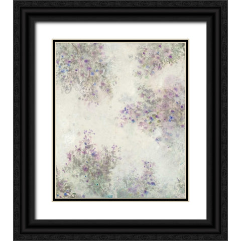 Twig Blossoms IV Black Ornate Wood Framed Art Print with Double Matting by OToole, Tim