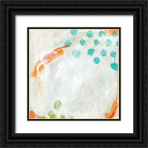Strategy I Black Ornate Wood Framed Art Print with Double Matting by Vess, June Erica