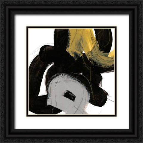 Chromatic Impulse I Black Ornate Wood Framed Art Print with Double Matting by Vess, June Erica