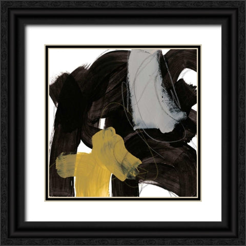 Chromatic Impulse IX Black Ornate Wood Framed Art Print with Double Matting by Vess, June Erica