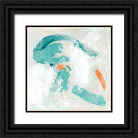 Tidal Current II Black Ornate Wood Framed Art Print with Double Matting by Vess, June Erica