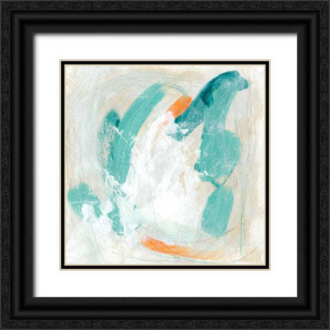 Tidal Current IV Black Ornate Wood Framed Art Print with Double Matting by Vess, June Erica