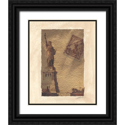 Travel Snapshots II Black Ornate Wood Framed Art Print with Double Matting by Butler, John