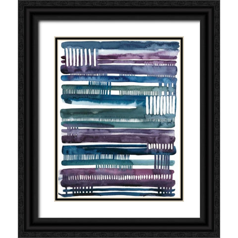 Collapse I Black Ornate Wood Framed Art Print with Double Matting by Popp, Grace