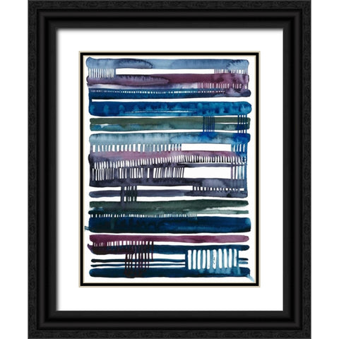 Collapse II Black Ornate Wood Framed Art Print with Double Matting by Popp, Grace