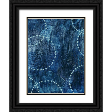 Drifting I Black Ornate Wood Framed Art Print with Double Matting by Popp, Grace