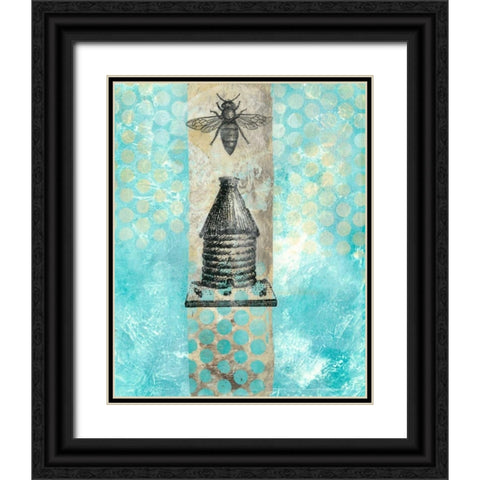 Vintage Beekeeper I Black Ornate Wood Framed Art Print with Double Matting by McCavitt, Naomi