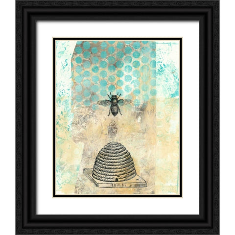 Vintage Beekeeper II Black Ornate Wood Framed Art Print with Double Matting by McCavitt, Naomi