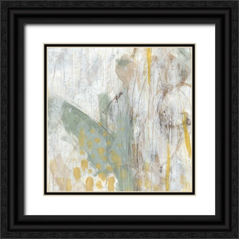 Surface Structure I Black Ornate Wood Framed Art Print with Double Matting by Vess, June Erica