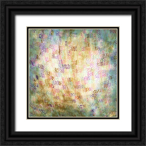 Coral Party II Black Ornate Wood Framed Art Print with Double Matting by Studio W