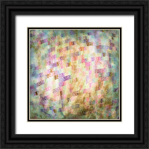 Coral Party III Black Ornate Wood Framed Art Print with Double Matting by Studio W