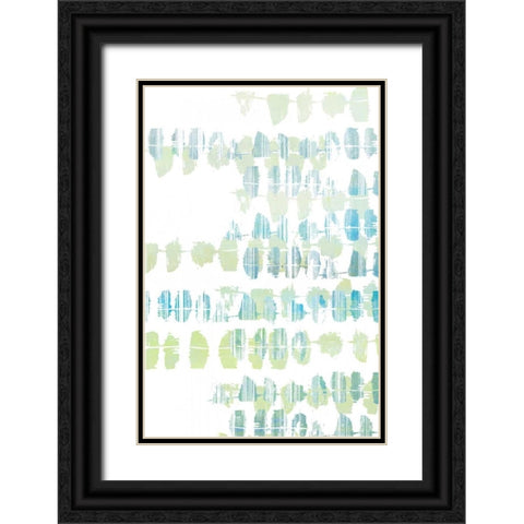 Connect the Dashes I Black Ornate Wood Framed Art Print with Double Matting by Goldberger, Jennifer