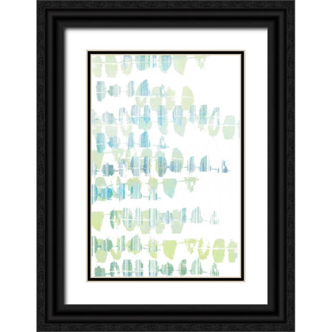 Connect the Dashes II Black Ornate Wood Framed Art Print with Double Matting by Goldberger, Jennifer