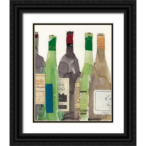 Dinner Party I Black Ornate Wood Framed Art Print with Double Matting by Dixon, Samuel