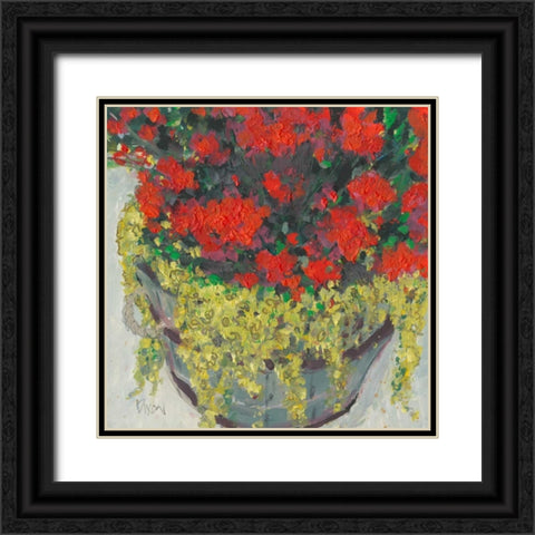 Potted Plant III Black Ornate Wood Framed Art Print with Double Matting by Dixon, Samuel
