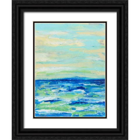 Emilys Waters I Black Ornate Wood Framed Art Print with Double Matting by Brewington, Olivia