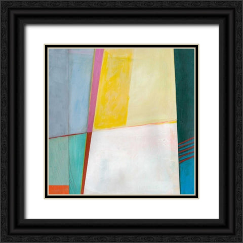 Solidity I Black Ornate Wood Framed Art Print with Double Matting by Fuchs, Jodi