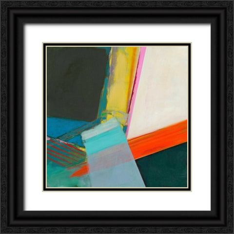Solidity II Black Ornate Wood Framed Art Print with Double Matting by Fuchs, Jodi