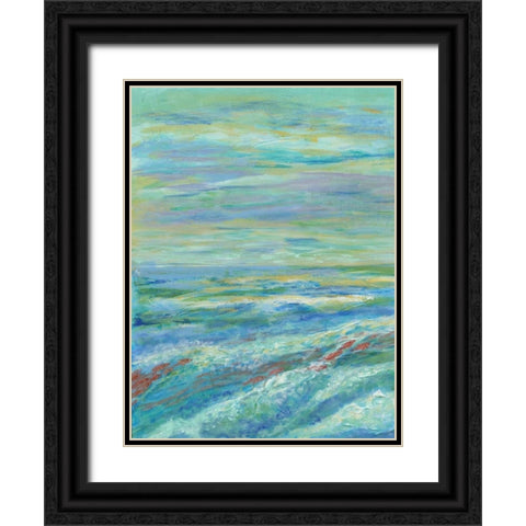 Red Fish I Black Ornate Wood Framed Art Print with Double Matting by Brewington, Olivia