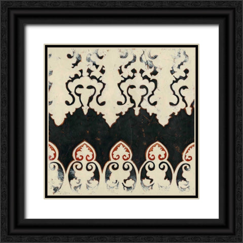 Bolero II Black Ornate Wood Framed Art Print with Double Matting by Zarris, Chariklia