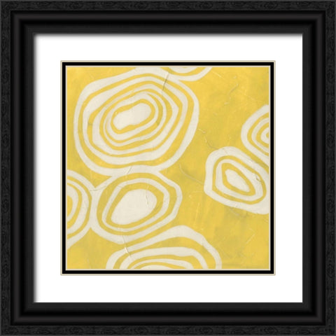 Mineral Motif III Black Ornate Wood Framed Art Print with Double Matting by Vess, June Erica