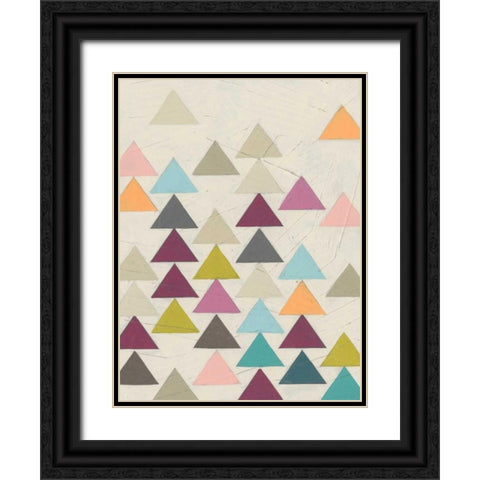 Confetti Prism VIII Black Ornate Wood Framed Art Print with Double Matting by Vess, June Erica