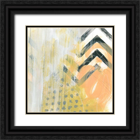 Side Swipe IV Black Ornate Wood Framed Art Print with Double Matting by Vess, June Erica