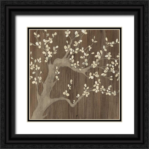 Driftwood Cherry I Black Ornate Wood Framed Art Print with Double Matting by Vess, June Erica