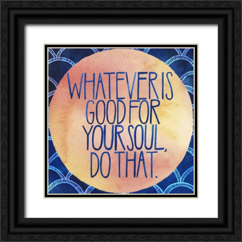 Surfs Up IV Black Ornate Wood Framed Art Print with Double Matting by Popp, Grace
