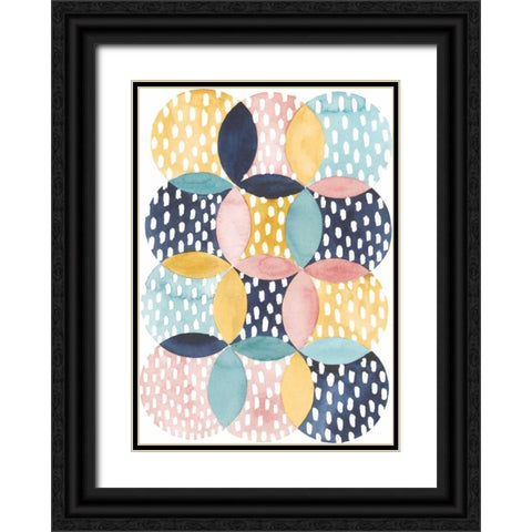 Deluge II Black Ornate Wood Framed Art Print with Double Matting by Popp, Grace