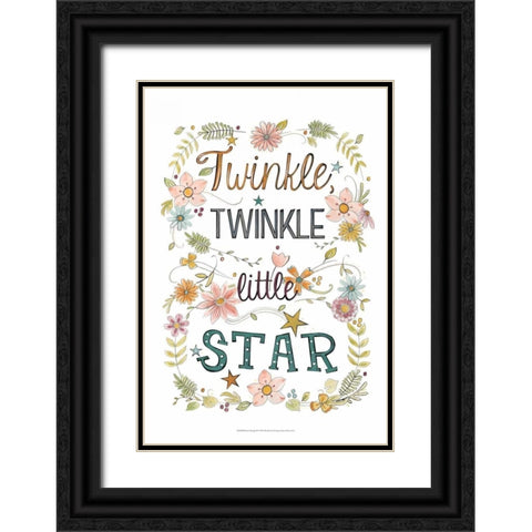 Sweet Sayings II Black Ornate Wood Framed Art Print with Double Matting by Vess, June Erica